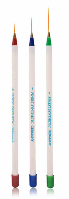 마켓감성 젤네일 아트 브러쉬 3종 세트, 혼합색상, 1세트