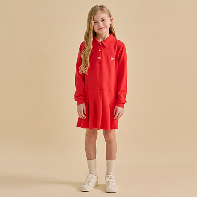 비버리힐스폴로클럽 여아용 카라 PK 원피스