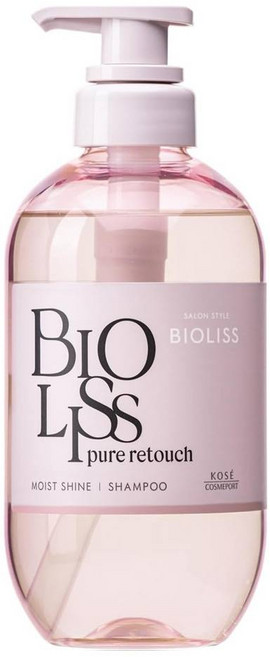 KOSE 高絲 BIOLISS 苾歐莉絲 PURE系列 毛躁對策修護洗髮精, 480ml, 1瓶
