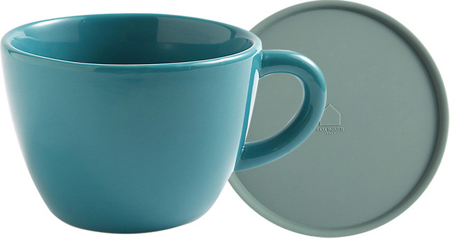 까사무띠 베네토 점보 머그 500ml, 티얼그린, 1개