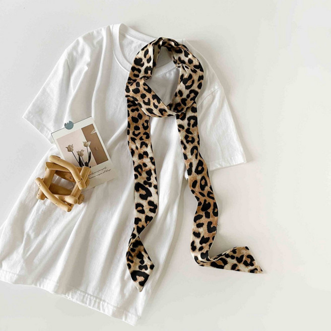 알로데 패턴 타이 스카프