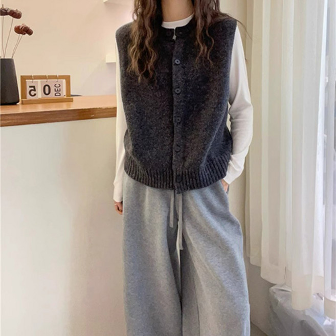 Lemon Soul Verabi 圓領針織背心