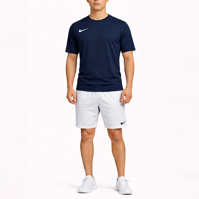 NIKE 耐吉 男款 Swoosh 短袖 T 恤 + 運動短褲套裝