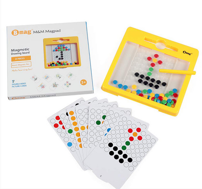 비맥 자석 맥패드 드로잉보드, 혼합색상, 1세트