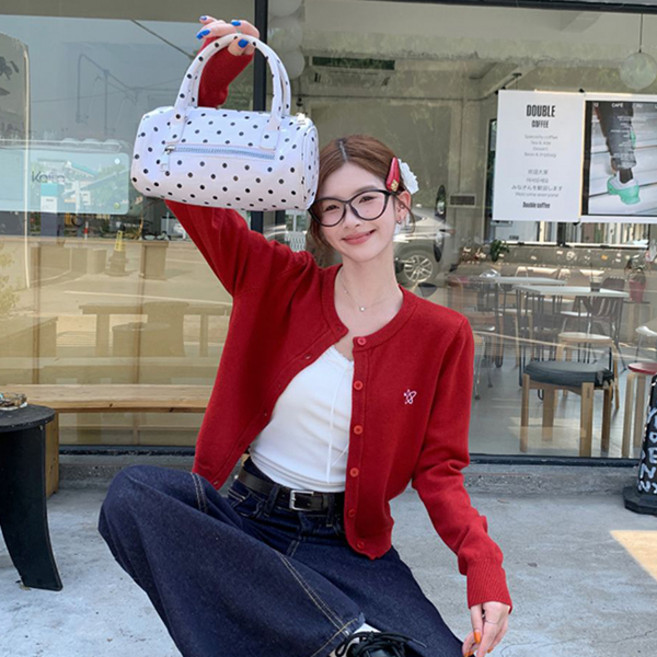 어썸풀 여성용 마크리온 니트 가디건 A26SPC122306