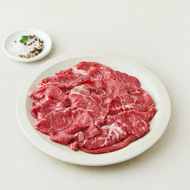 설성목장 무항생제 인증 한우 정육 1+등급 불고기용 (냉장), 1개, 300g