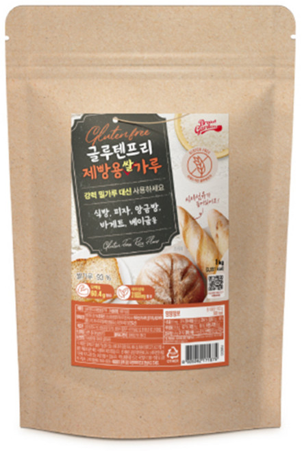 브레드가든 글루텐프리 제빵용 쌀가루, 1kg, 1개
