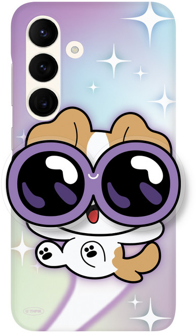 유스픽 디자인 톡톡 하드 휴대폰 케이스 + 그립톡 세트