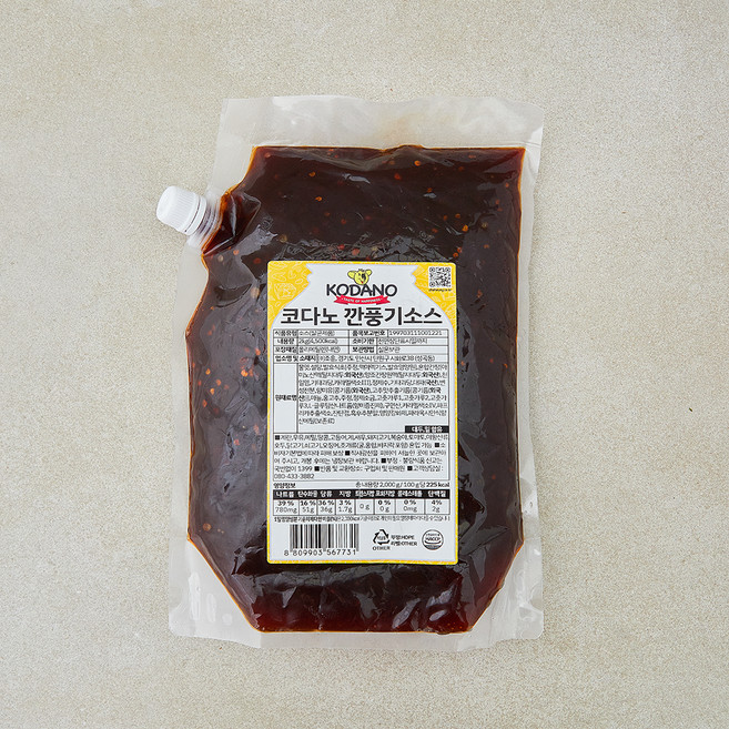 코다노 깐풍기소스, 2kg, 1개