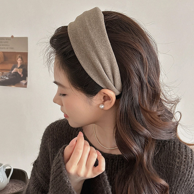 아멜리에 정수리 커버 와이드 헤어밴드 FREE