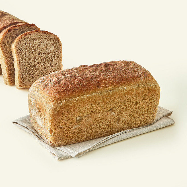 바른식방 저당 통밀 식빵, 660g, 1개