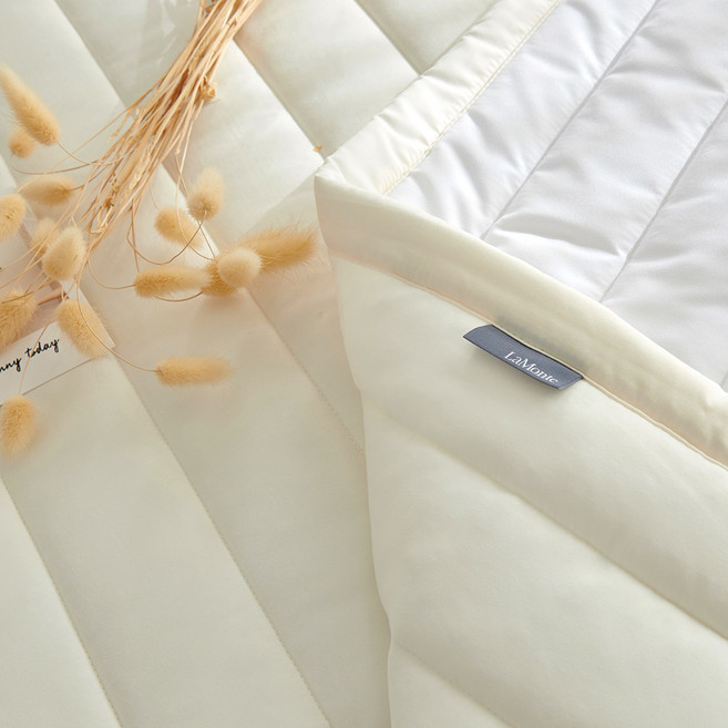 LaMonte Stay 固定帶床墊 韓國製造 奶油色 SS