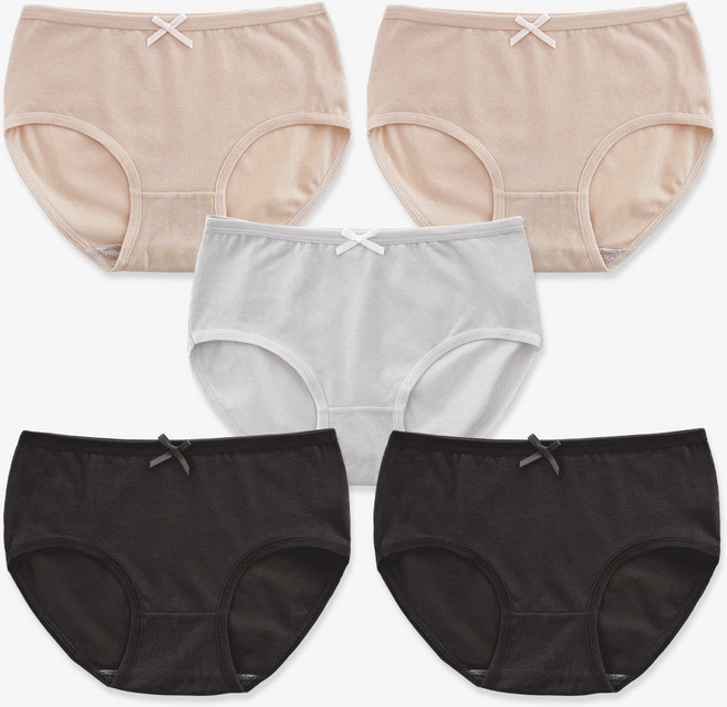 주니데이 리본 학생 팬티 5종 세트