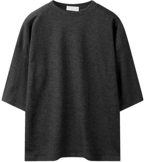 해리슨 특양면 오버핏 7부 티셔츠 MDL1450