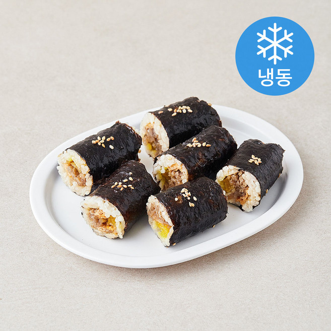 건강한끼 유부우엉 꼬마김밥 (냉동), 180g, 2개