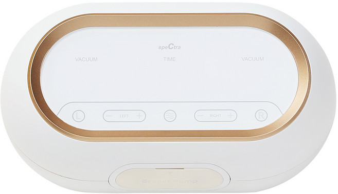 스펙트라 듀얼컴팩트 전동식 유축기, 화이트 + 골드, 1개