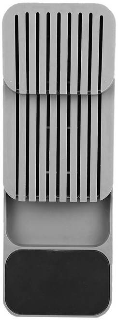 스토리빙 주방 싱크대 서랍 안전 칼꽂이, 그레이, 1개