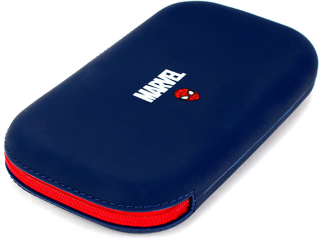 WINGHOUSE 漫威蜘蛛人重點矽膠收納包 MV0510, 海軍藍, 1個