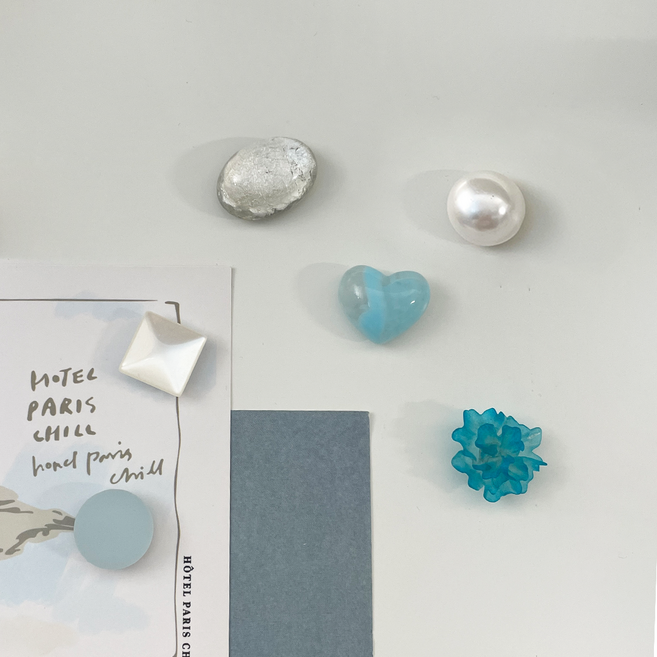 데미무드 오션팔레트 마그넷 6종 세트, 혼합색상