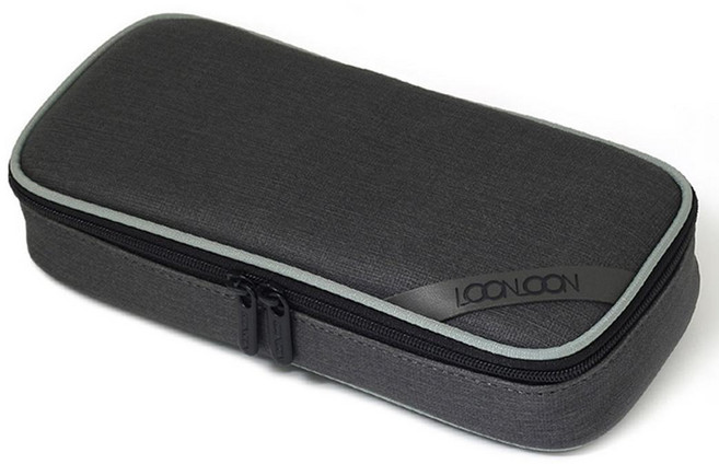 LOONLOON 667 柔和標準鉛筆盒, 1個, 深灰色