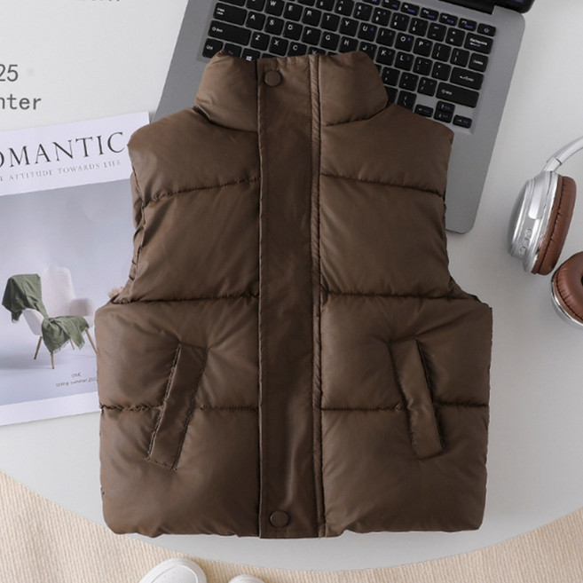 언헤브 포근 패딩 조끼