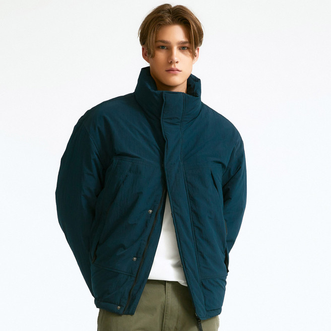 WHO.A.U 男款高領鴨絨外套 WHJDD4V32M