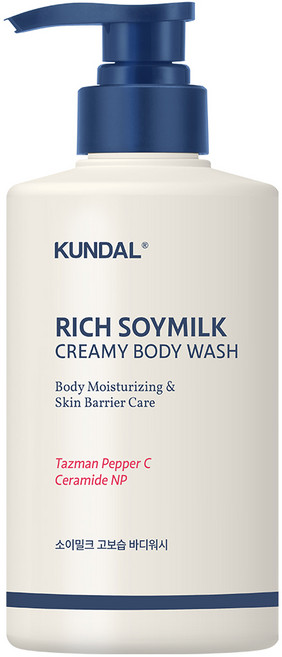 쿤달 리치 소이밀크 크리미 바디워시 멜로우바닐라향, 500ml, 1개