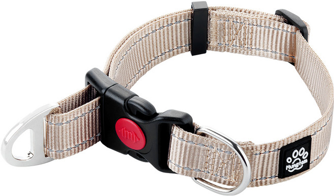 멍템 멀티 목줄 반초크, 베이지, 1개