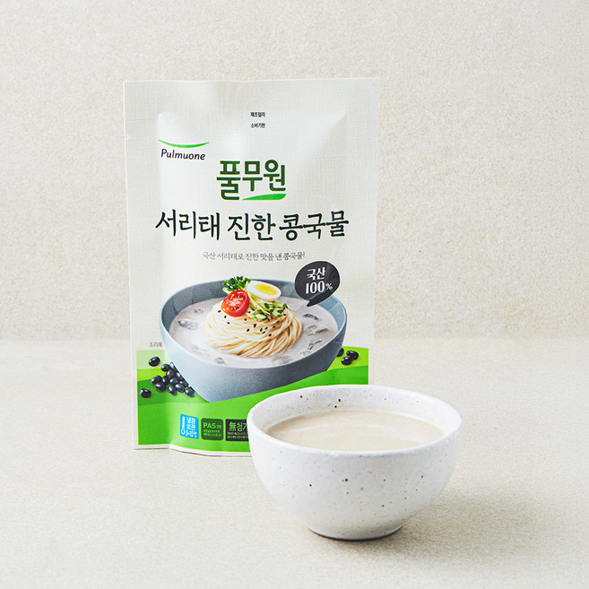 풀무원 서리태 진한 콩국물, 350g, 1개