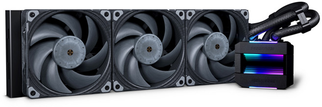 판텍스 CPU 쿨러 GLACIER ONE 360 T30 GEN2, 1개, 블랙