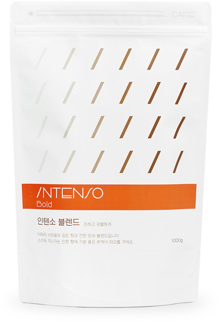 엘카페 원두 인텐소 블렌드, 홀빈(분쇄안함), 1kg, 1개