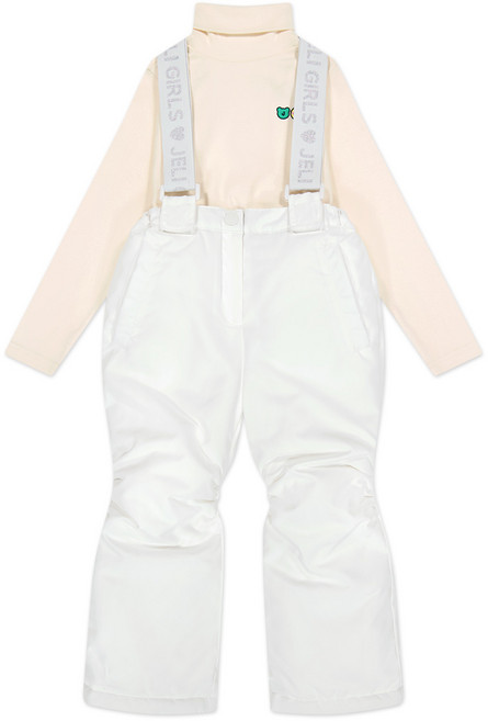 젤리스푼 여아용 파스텔 부츠컷 스키복 팬츠