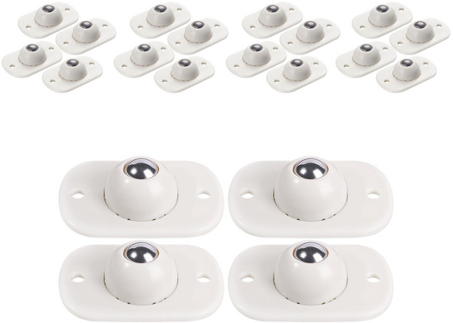 베리구즈 접착식 미니 이동 휠 4p, 혼합색상, 5개