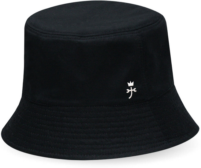 까스텔바작 자수 누빔 코튼 버킷햇 CS4CP109, 블랙, 1개