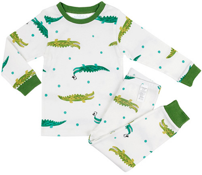 Maykids 童款30支棉鱷魚王家居服套裝