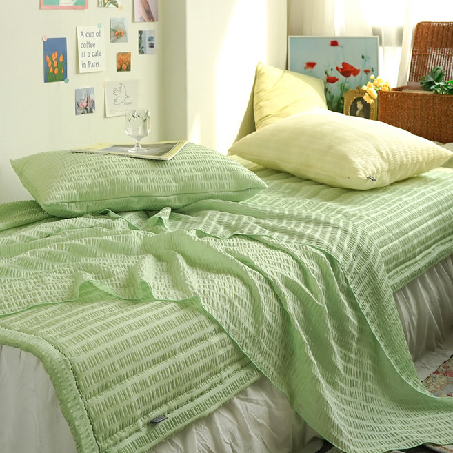 에이트룸 빅셔링 뱀부 시어서커 여름 냉감 홑이불 풀세트