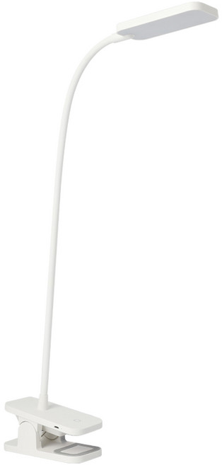 넥시 클립형 LED 스탠드 NX-HSD9072A, 화이트