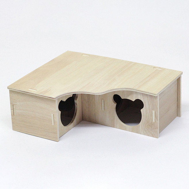 카르노 햄스터 우드 미로룸 은신처 M, 타입B, 1개