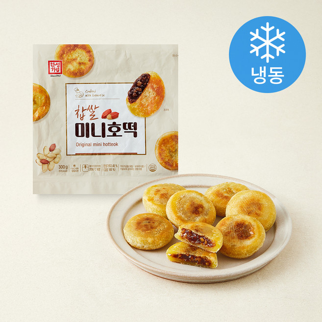 한성기업 찹쌀 미니호떡 (냉동), 30g, 1개, 10개입