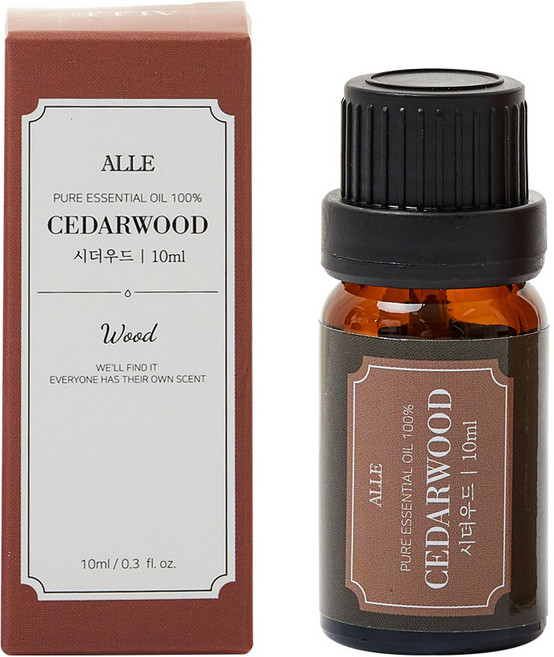 알레 퓨어 에센셜 오일 백프로 시더우드, 10ml, 1개