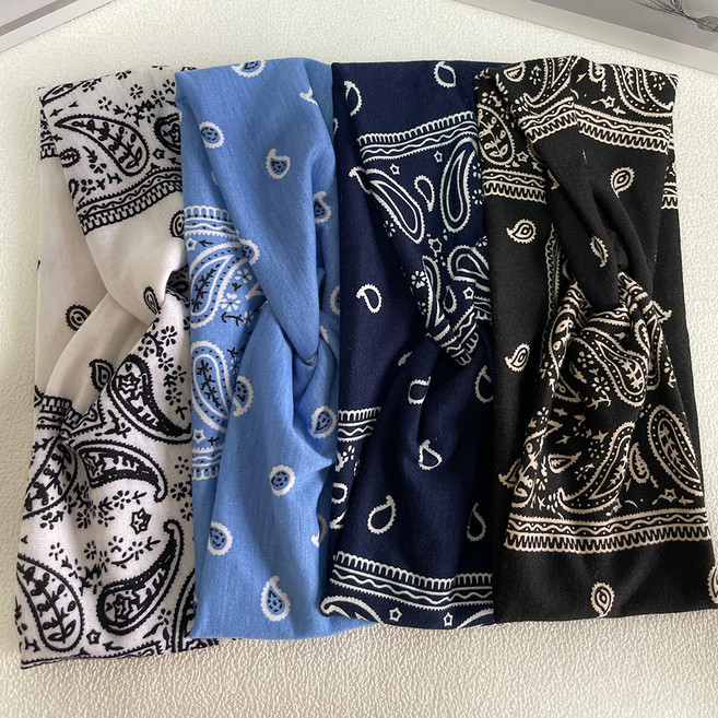 스타일플래닛 페이즐리 반다나 헤어밴드 4종 세트