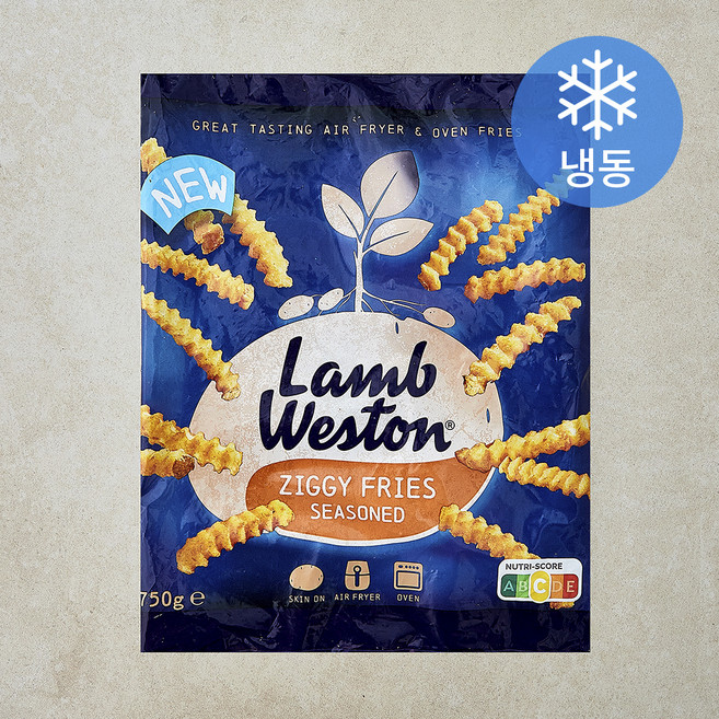 램웨스턴 지기 시즈닝 감자튀김 (냉동), 750g, 1개