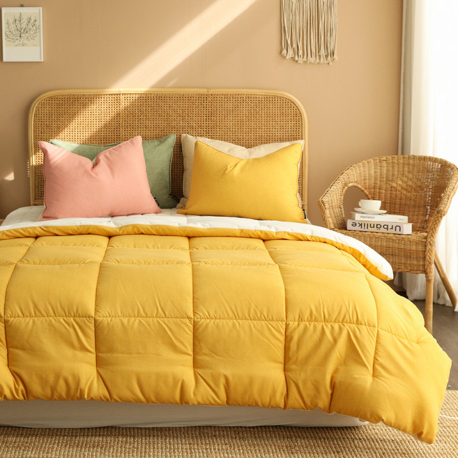 헬로우슬립 소프트라떼 세미 극세사 겨울 차렵이불 세트