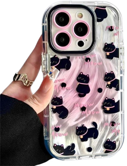 케이스틱 검은고양이 범퍼 젤하드 휴대폰 케이스