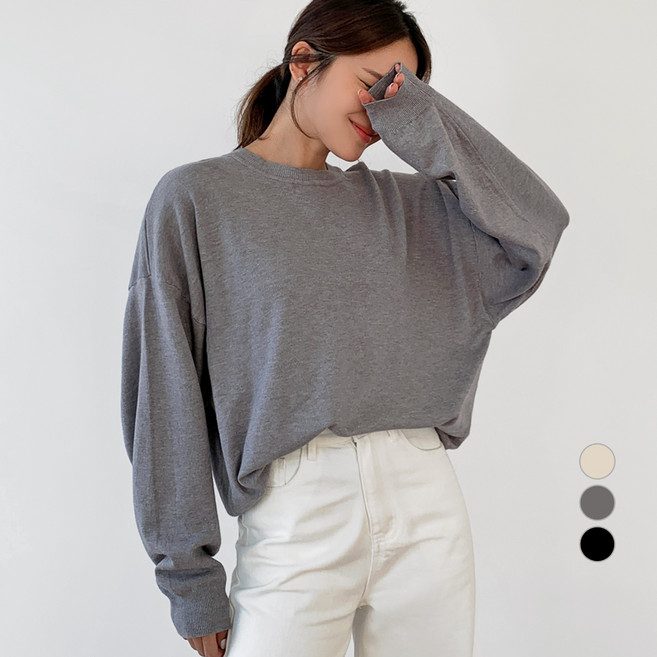 바블링브룩 여성용 데일리 루즈핏 소프트 니트