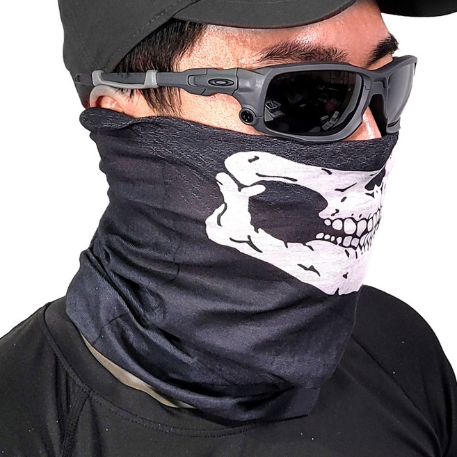 엑스피크 아이스 멀티 스카프 넥워머, EXP002스컬, 1개