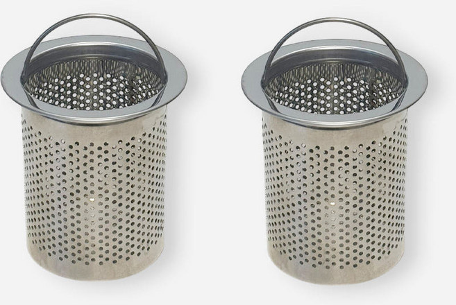 UH홈데코 스텐 싱크 배수구망 소, 실버, 2개