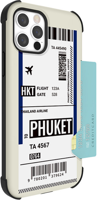 JUST4YOU 보딩 2 방탄콤보 카드 휴대폰 케이스