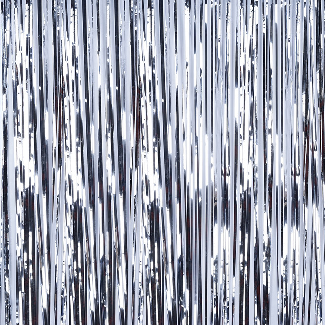 파티짱 파티 커튼, 실버, 1개