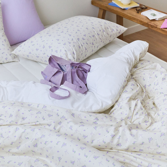 깃든 테라피 리본블라썸 차렵이불 150 x 210 cm